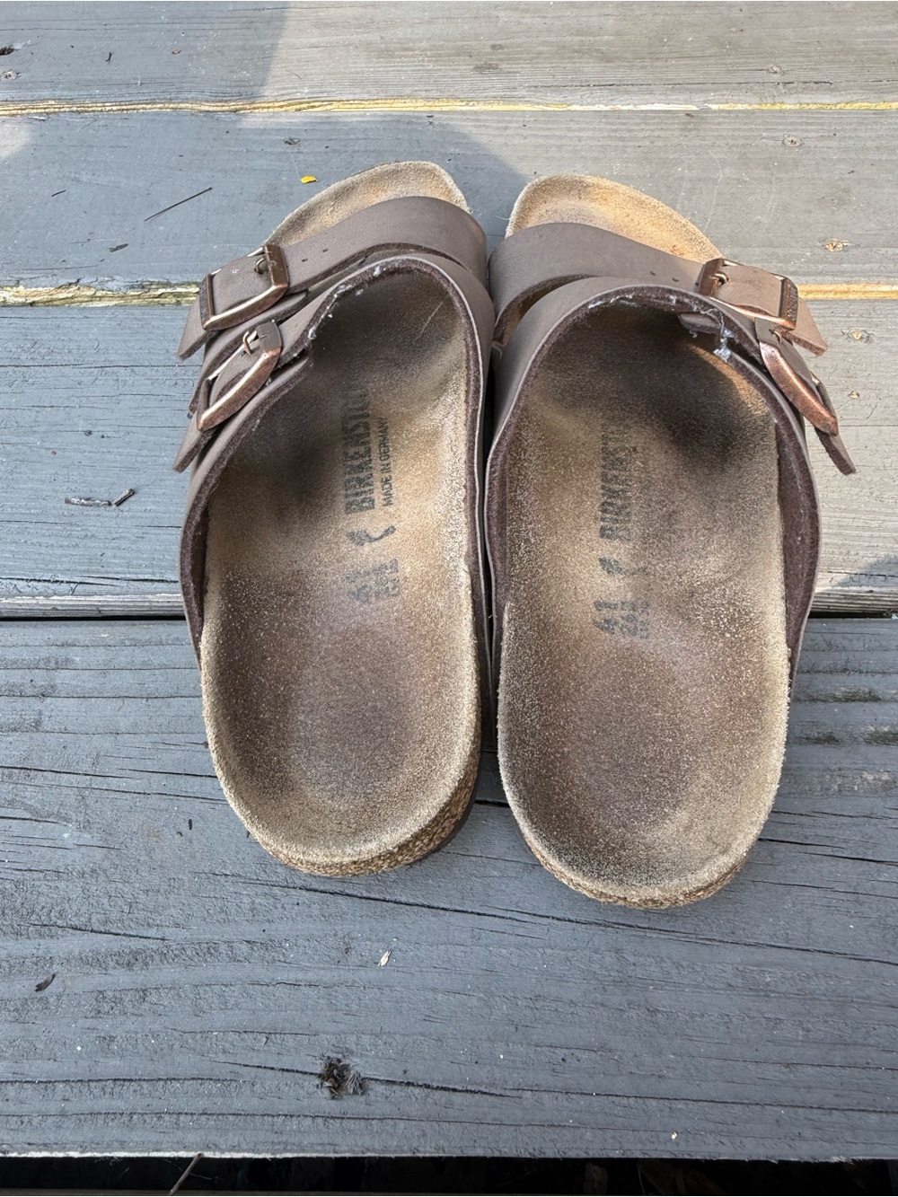 Birkenstock Arizona Mocha Brown Sandals 41 - Picture 4 of 8